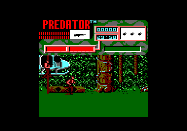 Predator (Amstrad CPC) screenshot: Starting location