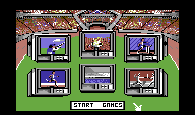 Summer Challenge (Commodore 64) screenshot: Everything's now activated