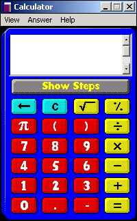 Math Blaster: Episode 2 - Secret of the Lost City (Windows) screenshot: Calculator