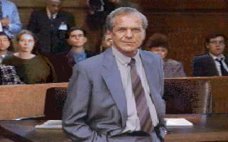 LA Law: The Computer Game (DOS) screenshot: John Spencer as Tommy Mullaney