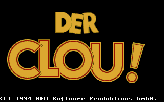 The Clue! (DOS) screenshot: The German title