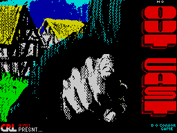 Outcast (ZX Spectrum) screenshot: Loading screen
