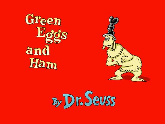 Screenshot of Green Eggs and Ham (Windows, 1996) - MobyGames