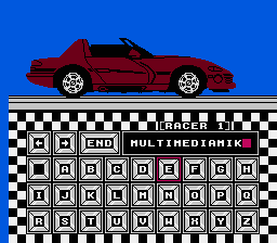 Screenshot of Race America (NES, 1992) - MobyGames