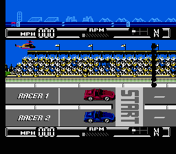 Screenshot of Race America (NES, 1992) - MobyGames