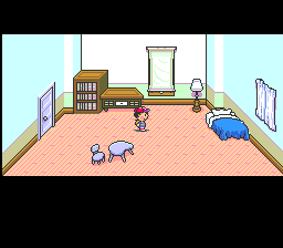 EarthBound (SNES) screenshot: This outfit is much cooler!