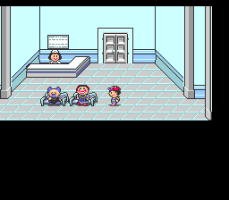 EarthBound (SNES) screenshot: In a hospital