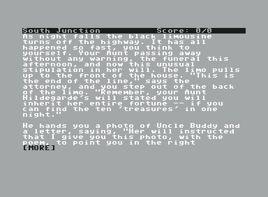 Hollywood Hijinx (Commodore 64) screenshot: Opening screen