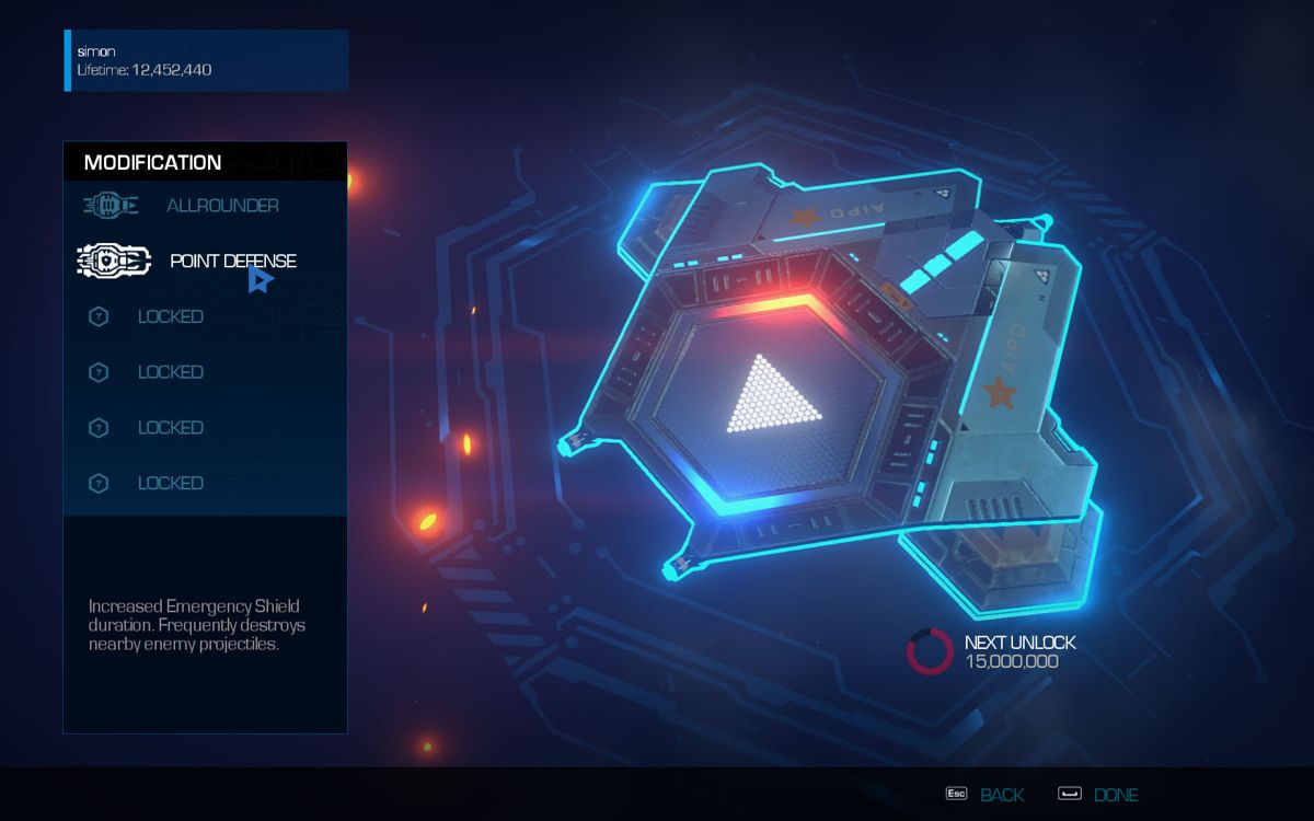 AIPD: Artificial Intelligence Police Department (Windows) screenshot: Modification selection