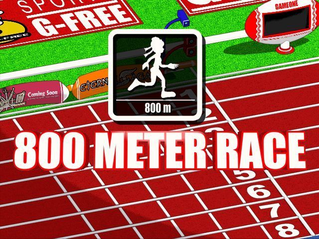 SD Qlympics (Windows) screenshot: The start of an event is always well announced