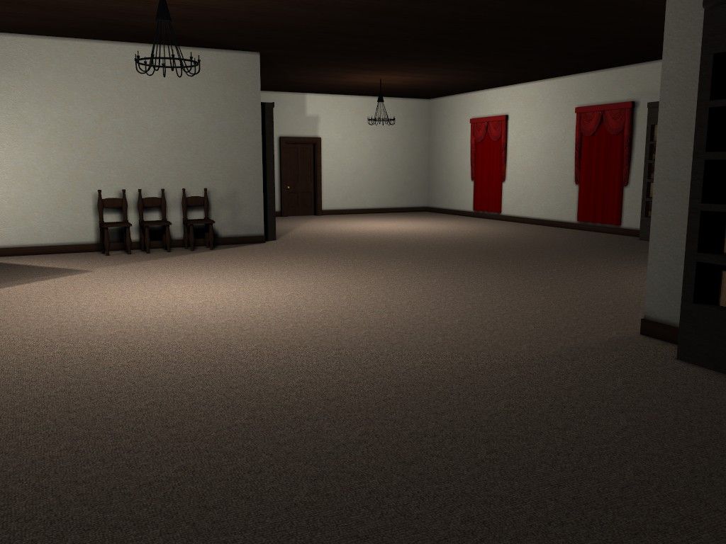 Murder at Masquerade Manor (Windows) screenshot: An empty room