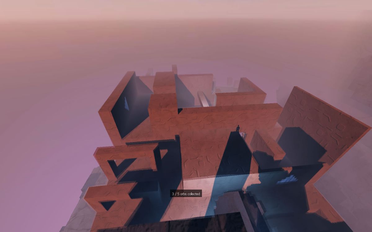 Lemma (Windows) screenshot: Looking down from a high platform.