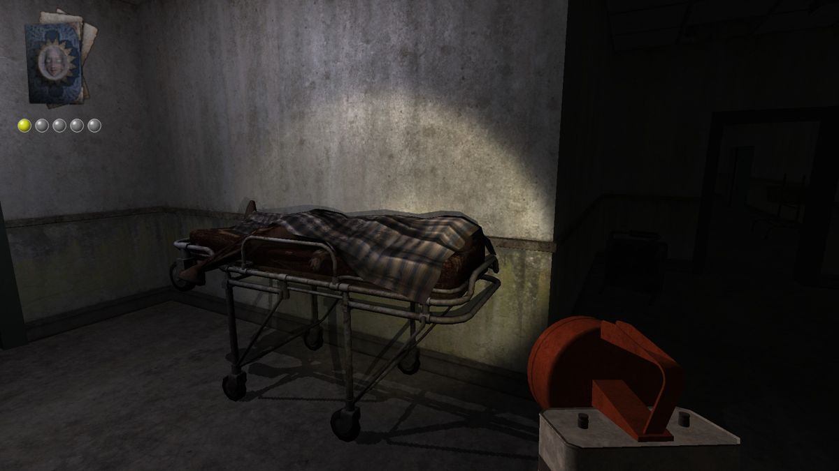 The Hat Man: Shadow Ward (Windows) screenshot: A dead body? Things really didn't go well in this place.