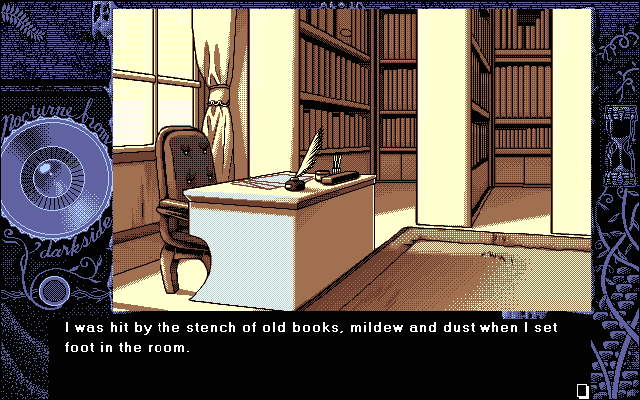 Nocturnal Illusion (Windows) screenshot: The library on the second floor