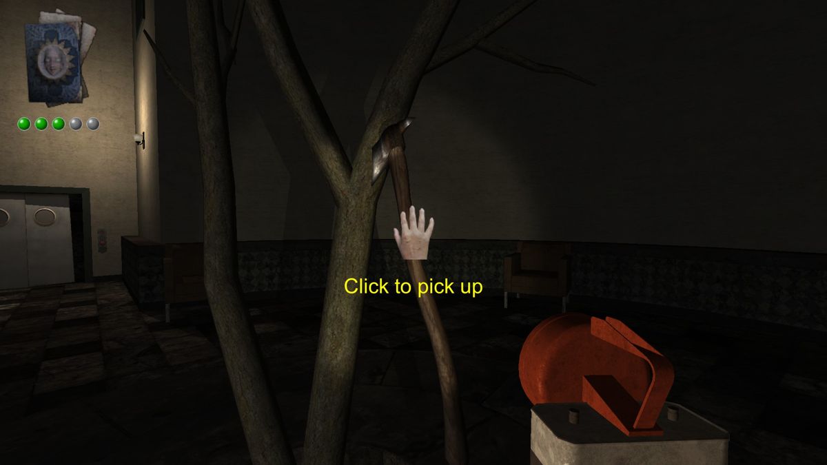 The Hat Man: Shadow Ward (Windows) screenshot: You find an axe, this might be useful somehow.
