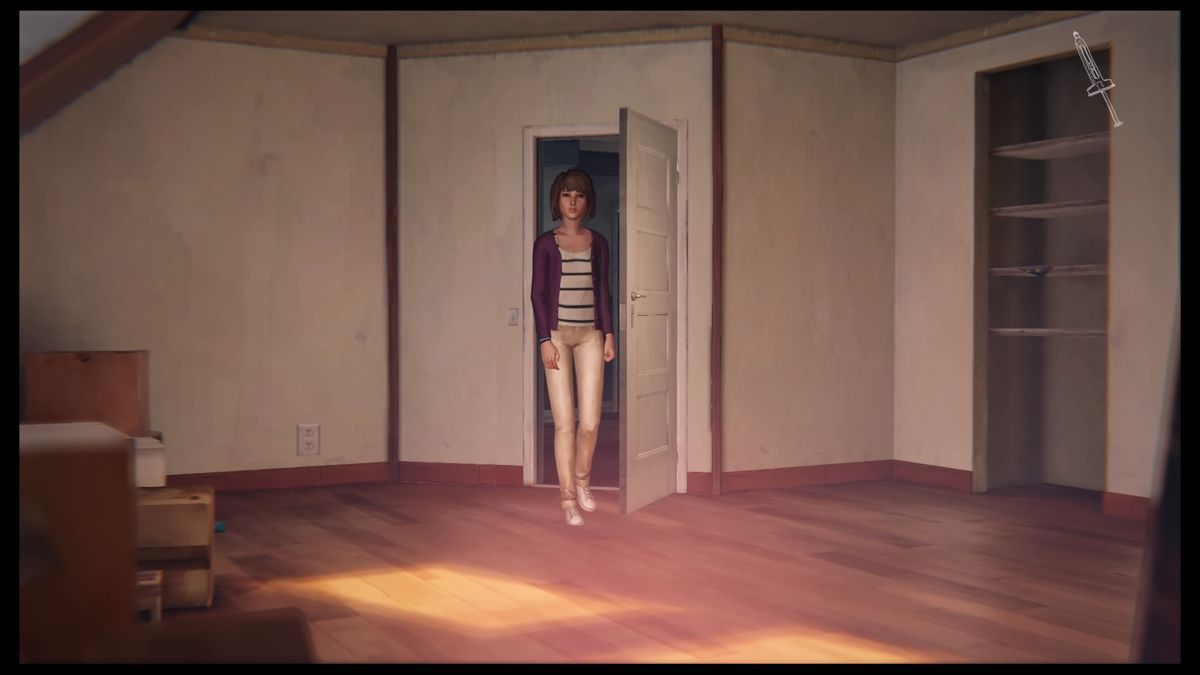 Life Is Strange: Episode 4 - Dark Room (PlayStation 4) screenshot: Chloe's old room is all empty now