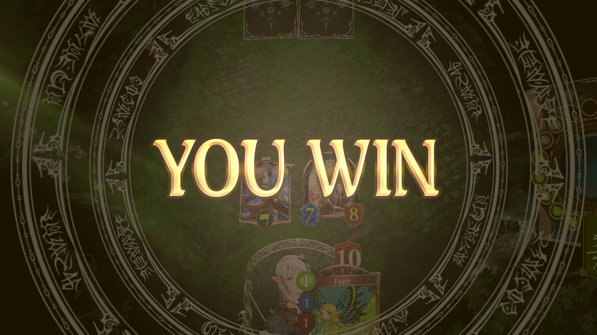 Shadowverse (Windows) screenshot: I won!