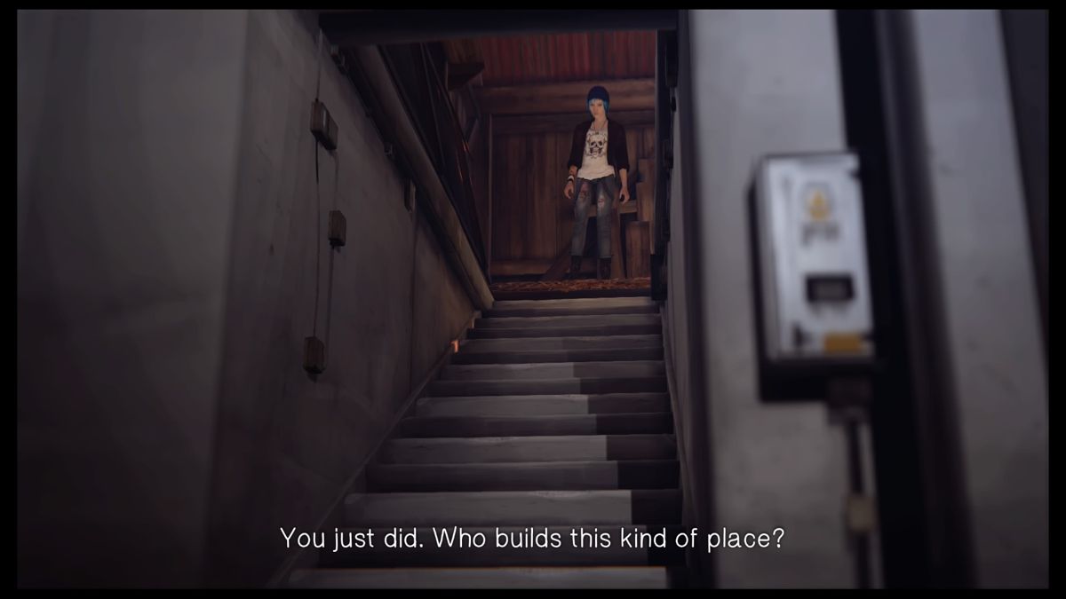 Life Is Strange: Episode 4 - Dark Room (PlayStation 4) screenshot: A secret underground room