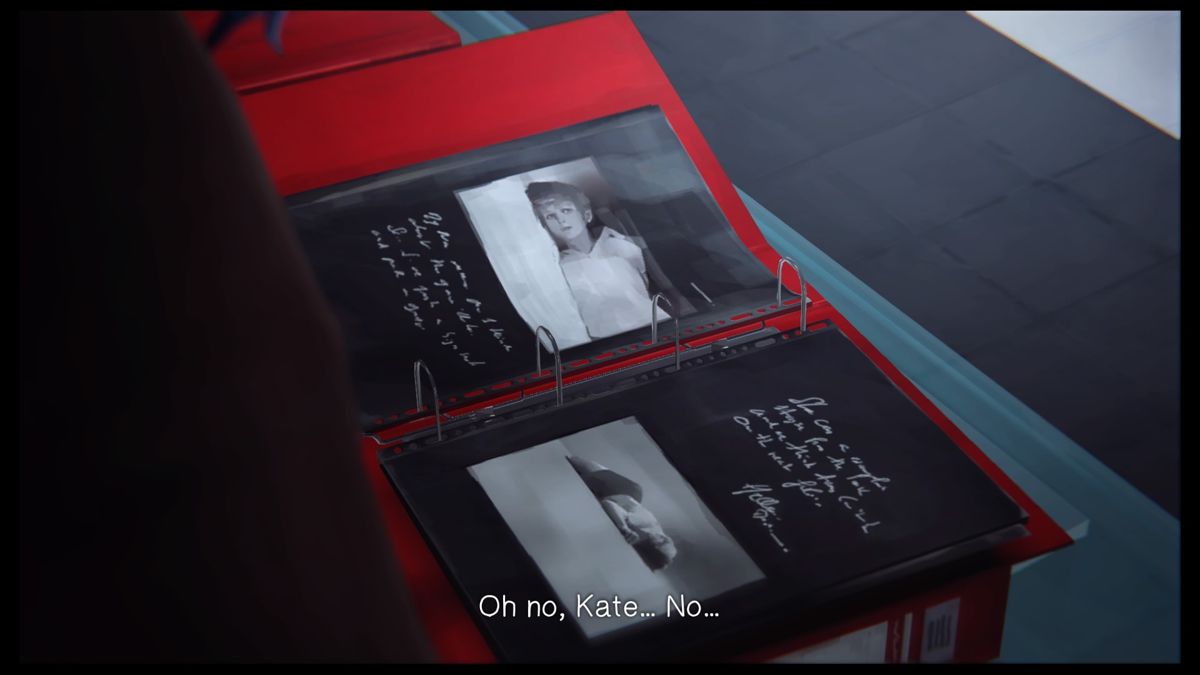 Life Is Strange: Episode 4 - Dark Room (PlayStation 4) screenshot: Found the reason for Kate's suicide