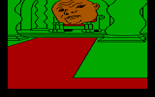 The Wizard of Oz (DOS) screenshot: The Great and Terrible Oz!