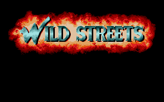 Wild Streets (DOS) screenshot: Title Sscreen
