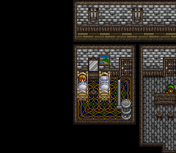 Aretha (SNES) screenshot: The young heroine in her bed