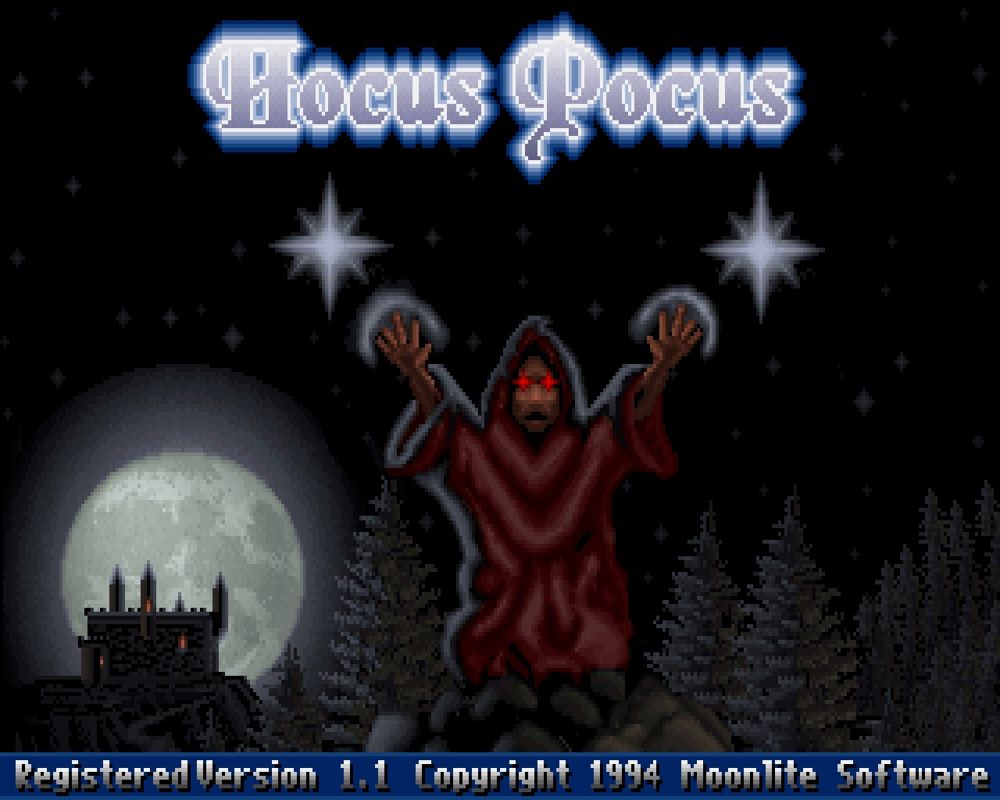 Hocus Pocus (Windows) screenshot: Title screen