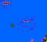 Ecco the Dolphin (Game Gear) screenshot: A sea urchin