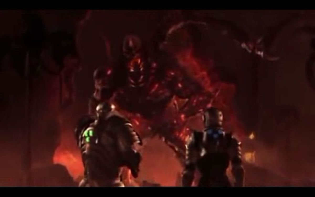 Hellgate: London FPS (Android) screenshot: There are short animated cut-scenes.