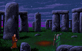 Spirit of Excalibur (DOS) screenshot: Stonehenge