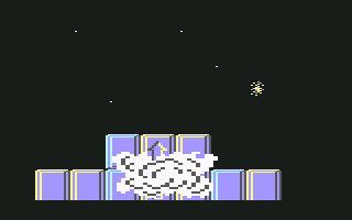 Lightforce (Commodore 64) screenshot: They got me.