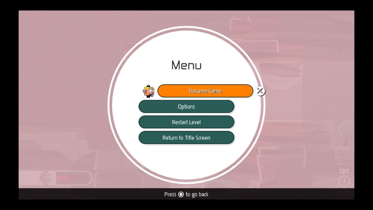 Nova-111 (PlayStation 4) screenshot: Game menu
