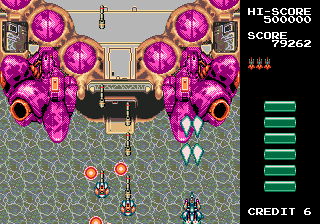 Grind Stormer (Genesis) screenshot: Boss of the second level