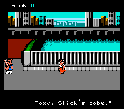 River City Ransom (NES) screenshot: Isn't it romantic?