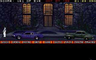 Countdown (DOS) screenshot: Yeah! I'm free from the nut house!