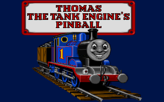 Thomas the Tank Engine and Friends Pinball (DOS) screenshot: Title screen
