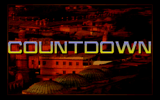Countdown (DOS) screenshot: Title Screen