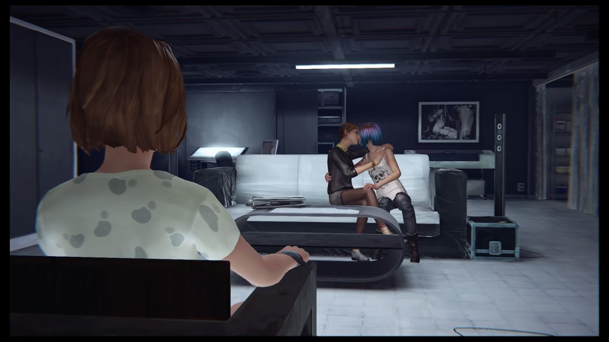 Life Is Strange: Episode 5 - Polarized (PlayStation 4) screenshot: Chloe and Victoria... okay, what kind of hallucination is this?