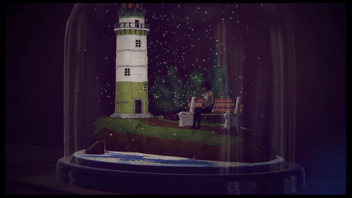 Life Is Strange: Episode 5 - Polarized (PlayStation 4) screenshot: Stuck inside of a snowglobe