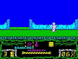 Outcast (ZX Spectrum) screenshot: Ruins
