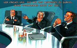 Der Planer (DOS) screenshot: Your bosses