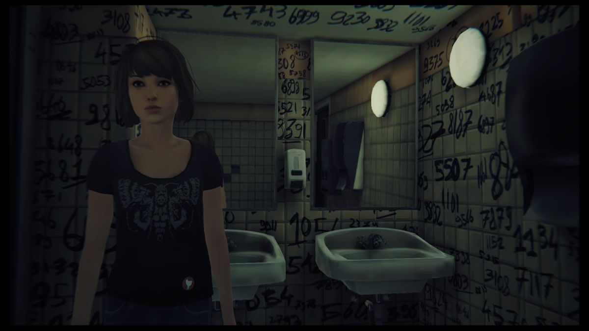 Life Is Strange: Episode 5 - Polarized (PlayStation 4) screenshot: Looking for keypad code among all these numbers