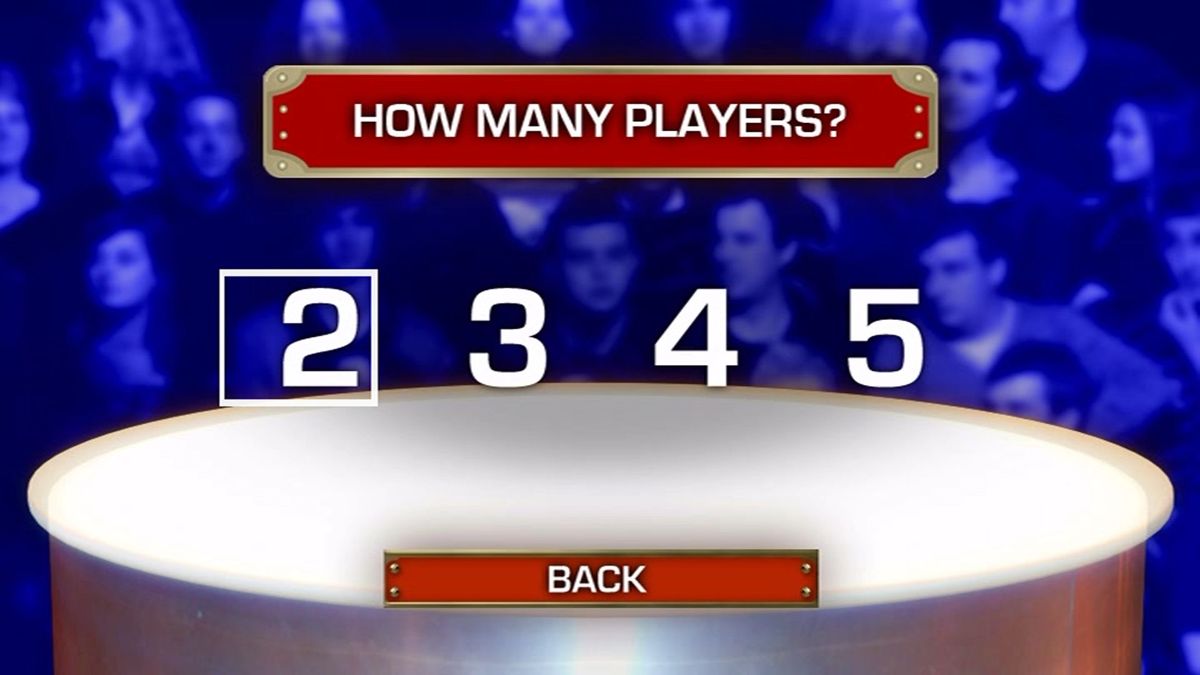 Deal or No Deal: Family Challenge (DVD Player) screenshot: Family Game: This is the start of the game where number of players is decided