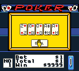Casino FunPak (Game Gear) screenshot: That's a pretty good hand.