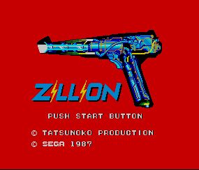 Zillion (SEGA Master System) screenshot: Title Screen