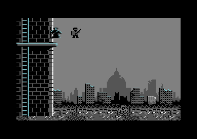 Falcon: The Renegade Lord (Commodore 64) screenshot: Apocalyptic London