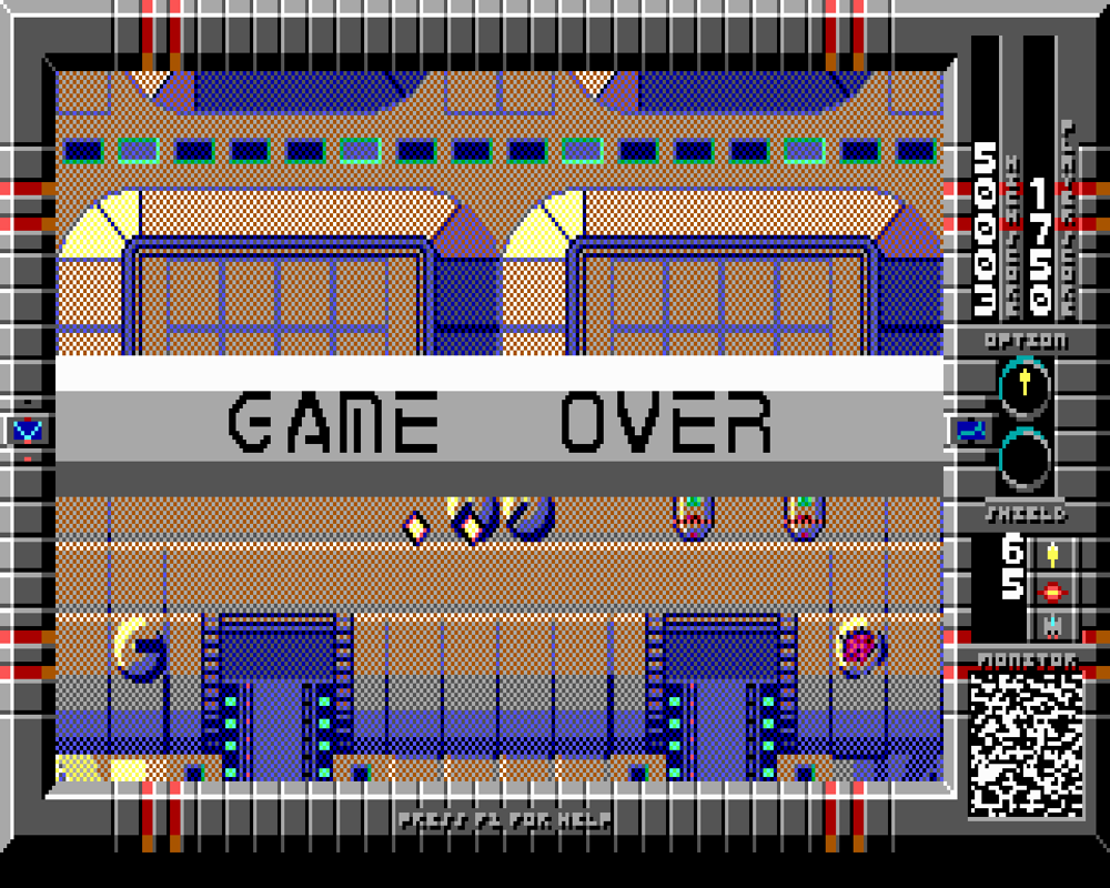 Major Stryker (Windows) screenshot: I lost all my lives. Game over.