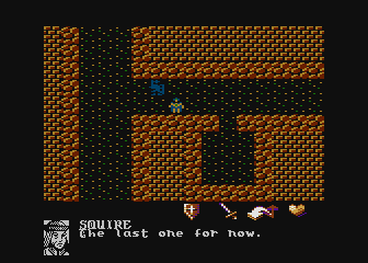 His Dark Majesty (Atari 8-bit) screenshot: YAY!