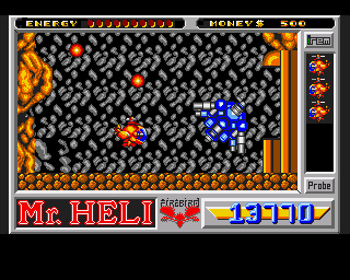 Battle Chopper (Amiga) screenshot: Guardian of the exit #2