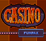 Casino FunPak (Game Gear) screenshot: Title screen